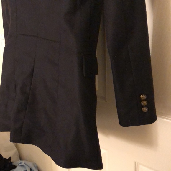 Adorable Black Pea Coat Style Blazer - Picture 15 of 17
